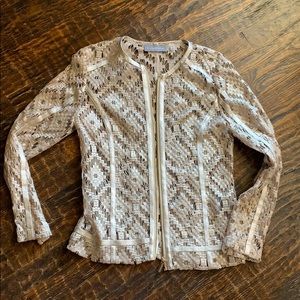 Mesh jacket/gold tone- bagetelle brand size S